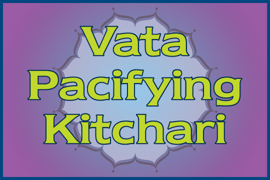 Vata-pacifying Kitchari